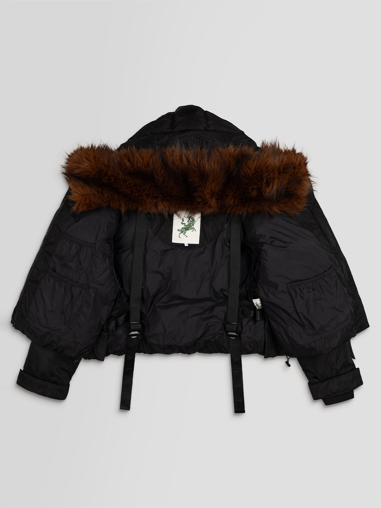 Hyde Short Puffer in Black