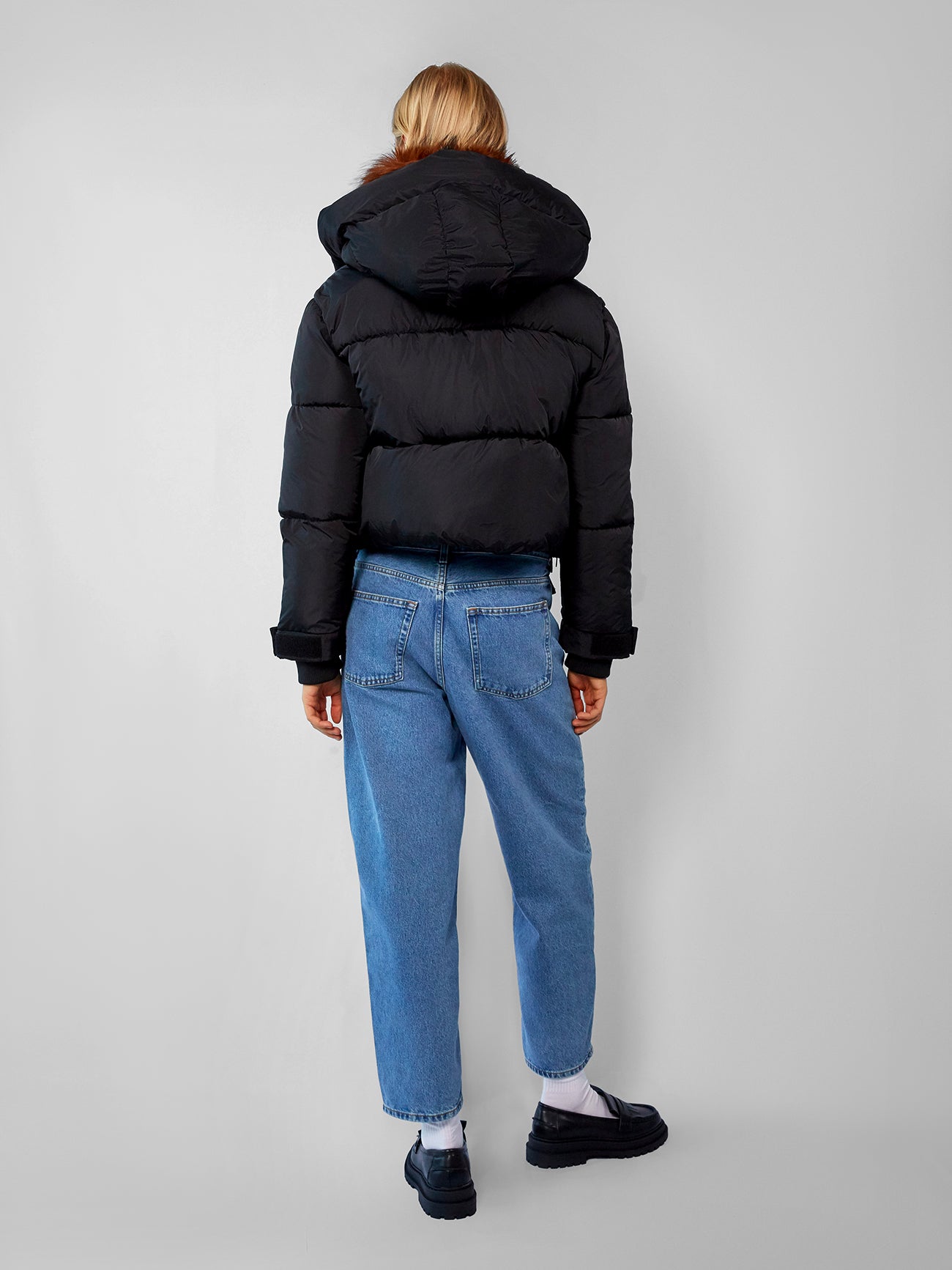 Hyde Short Puffer in Black