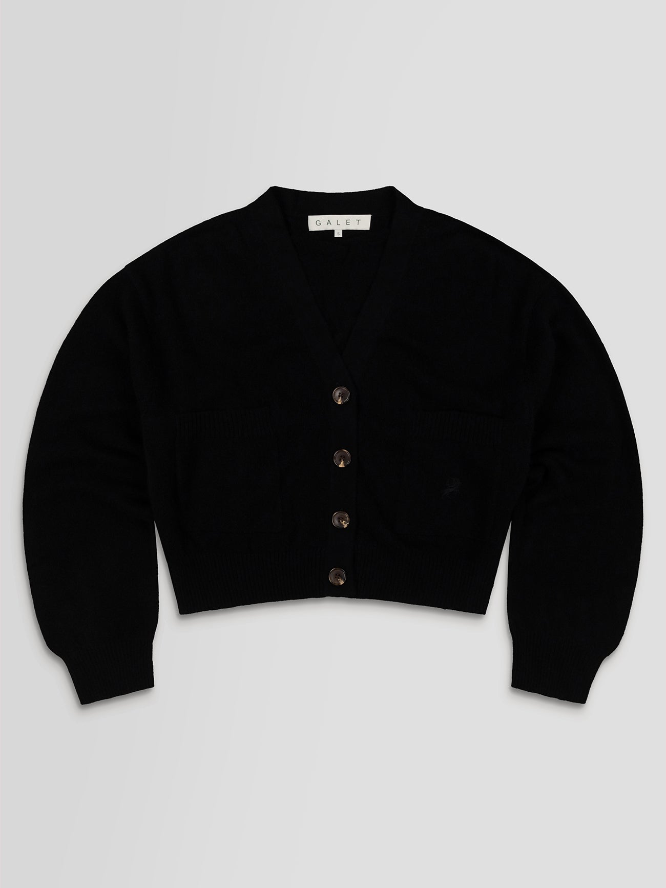 The Cashmere Cardi in Black